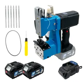 Акумуляторна машина для зшивання мішків PROFI-TEC BSM1720V POWERLine (2×PT2040MP (4.0 Аг), зарядний пристрій) №1