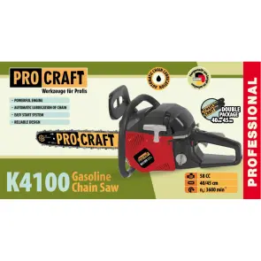 Бензопила Procraft K4100 (Шина, ланцюг 40, 45) №2