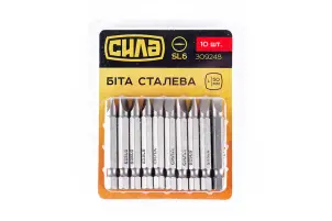 Біта SL6*50мм (10шт/уп) СИЛА №1