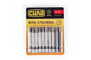 Біта РН3*50мм (10шт/уп) СИЛА №1