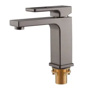 Смеситель для умывальника KOER KB-10009-07 (Цвет графит) (KR5976) №8