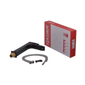Смеситель для умывальника Koer KB-11007-05 высокий (Цвет черный) (KR3441) №6