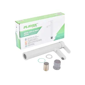 Смеситель для умывальника Plamix Raul-001-A HIGH White (без подвода) (PM0655) №7