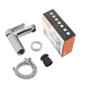 Смеситель для умывальника Haiba Parma 001 (NUT) (HB9680) №3