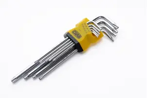 Набор торцевых ключей Torx T10, T15, T20, T25, T27, T30, T40, T45, T50 длинных CrV (9шт) СИЛА №1