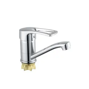 Смеситель для умывальника Champion Ped 555-181-15cm (Nut) (MI6374) №1