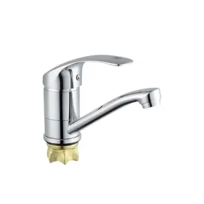 Змішувач для умивальника Champion Ped 555-135-15cm (Nut) (MI6373) №1