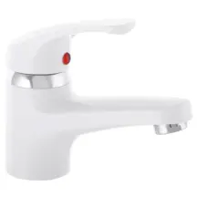 Смеситель для умывальника Plamix Afina-001 White (без подвода) (PM0684)