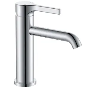 Смеситель для умывальника Zerix Rex-001-B Chrome с нерж. стали (Цвет хром) (ZX6115) №1