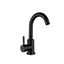 Смеситель для умывальника Champion SUS-011-B Black с нерж. стали SUS304 (кол.черный) (CH0346)