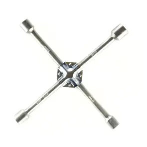Ключ колісний хрестовий посилений 17x19x21x23мм СИЛА №1