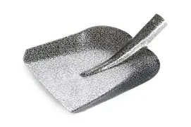 Лопата совкова 345×230×285мм молоткове покриття СИЛА