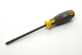 Викрутка хрестова композитна рукоятка CrV PH3 8x150мм (Phillips) (воронена) СИЛА