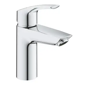 Однорычажный смеситель для раковины S-Size Grohe Eurosmart New с нажимным донным клапаном (23922003) №1