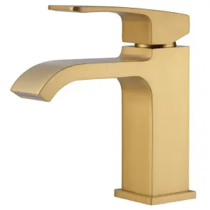 Смеситель для умывальника KOER KB-10037-12 (Цвет матового золота) (KR6000) №1