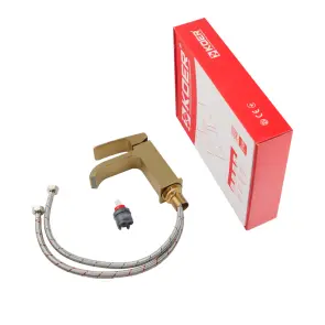 Смеситель для умывальника KOER KB-10037-12 (Цвет матового золота) (KR6000) №5