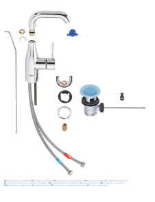 Змішувач для раковини M-розміру Grohe Essence New (23462001) №4