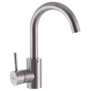 Смеситель для умывальника Champion SUS-001 (N) с нерж. стали (без подводки) (CH0297) №1