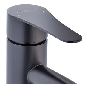 Смеситель для умывальника Champion SAP-001-B Black (нерж. сталь) (CH6158) №2