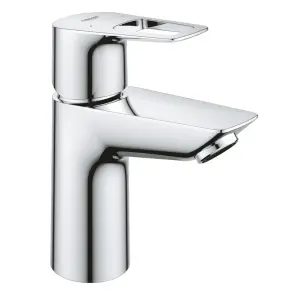 Однорычажный смеситель для раковины S-Size Grohe BauLoop New с нажимным донным клапаном (23878001) №1