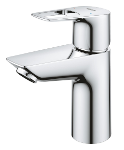 Однорычажный смеситель для раковины S-Size Grohe BauLoop New с нажимным донным клапаном (23878001) №5