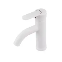 Смеситель для умывальника Plamix Raul-001-B White (без подвода) (PM0652)