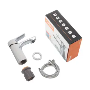 Змішувач для умивальника Haiba Arno 001 (NUT) (HB9674) №6