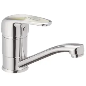 Змішувач для умивальника Haiba Magic 555 (15 см) з сіркою ручкою (HB0670) №1