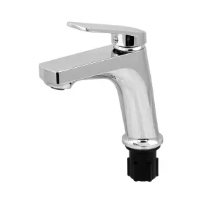 Смеситель для умывальника Plamix Lucas-001 SET Chrome с подводом (PM0707) №2