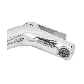 Смеситель для умывальника Plamix Lucas-001 SET Chrome с подводом (PM0707) №5