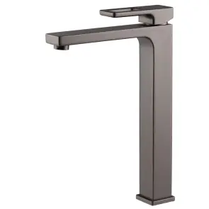 Смеситель для умывальника высокий KOER KB-11009-07 (Цвет графит) (KR5978) №1
