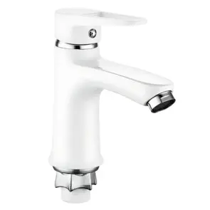 Смеситель для умывальника Mixxus Elba 001 (NUT) WHITE (без подвода) (MI6584) №1
