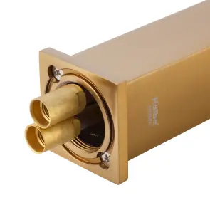 Змішувач для умивальника Haiba GAUDI 001 (HIGH) BRUSHED GOLD (HB9597) №2
