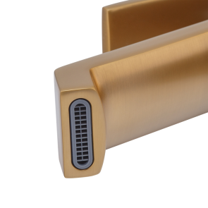 Змішувач для умивальника Haiba GAUDI 001 (HIGH) BRUSHED GOLD (HB9597) №5