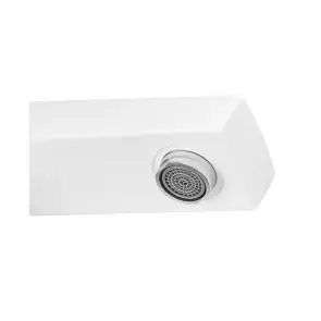 Смеситель для умывальника Plamix Kubus-001 HIGH SET White (с подводом) (PM0672) №2