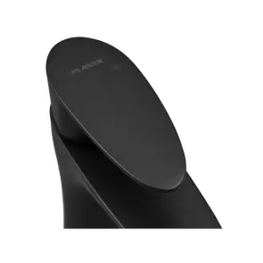 Смеситель для умывальника Plamix Cezar-001 SET Matte black (с подводкой) (PM0662) №2