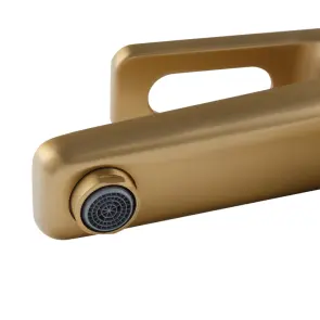 Смеситель для умывальника KOER KB-10031-12 (Цвет матового золота) (KR5973) №6
