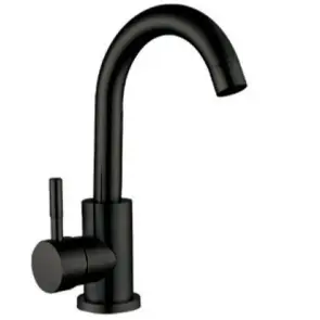 Смеситель для умывальника Mixxus SUS-011-B Black с нерж. стали SUS304 (кол. черный) (MI6045) №1