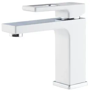 Смеситель для умывальника KOER KB-10009-04 (Цвет хром+белый) (KR5975) №1