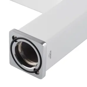 Смеситель для умывальника KOER KB-10009-04 (Цвет хром+белый) (KR5975) №4