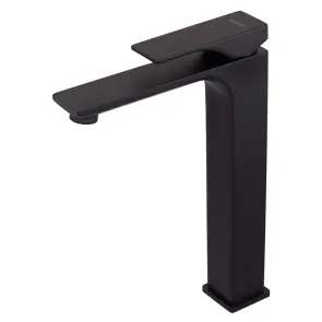 Смеситель для умывальника Koer KB-11010-05 высокий (Цвет черный) (KR3483) №1
