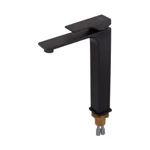 Смеситель для умывальника Koer KB-11010-05 высокий (Цвет черный) (KR3483) №3