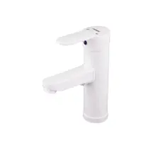 Смеситель для умывальника Plamix Raul-001-A White (без подвода) (PM0651)