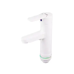 Смеситель для умывальника Plamix Raul-001-A White (без подвода) (PM0651) №3