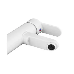 Смеситель для умывальника Plamix Raul-001-A White (без подвода) (PM0651) №5