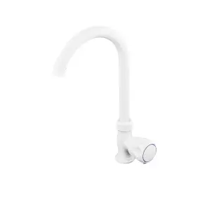 Кран для холодной воды Plamix Mono-005 White (PM0675) №1
