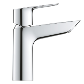 Одноважільний змішувач для раковини M-Size Grohe BauLoop New з нажимним донним клапаном (23886001) №5