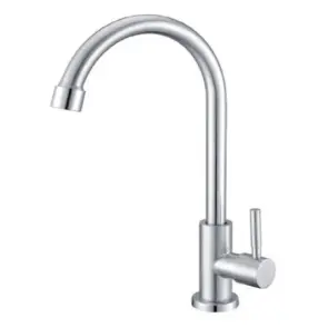 Кран для холодной воды Mixxus Mono-01.SUS Chrome с нерж. стали (кол.хром) (MI6221) №1