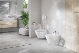 Одноважільний змішувач для біде S-розміру Grohe Cubeo (1018100000) №5