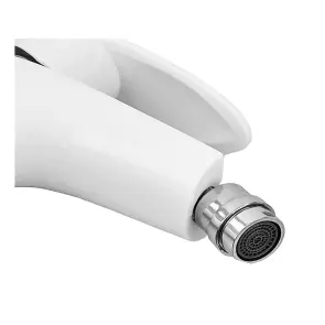 Смеситель для биде Plamix Cezar-002 SET White (с подводкой) (PM0731) №6